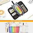 thumbnail image 5 of FORMRS Pencil Case with 3 Compartments Zipper Pouch, Elementary School Level and up, Abstract Marble Pattern, 5 of 8