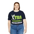 thumbnail image 5 of Funny Amputee T-Shirt “Extra assembly required V1” Humor Crew Neck T-Shirt, 5 of 6