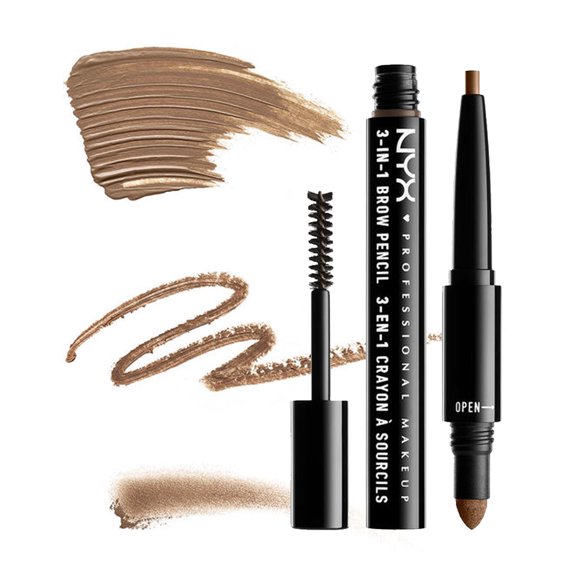 NYX 3-In-1 Brow Pencil - Brunette
