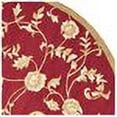 thumbnail image 4 of Transitional Rug - Easy Care Polypropylene -Red/Gold-Color:Red/Gold,Design:Transitional,Shape:Round,Size:6'L x 6'W, 4 of 5