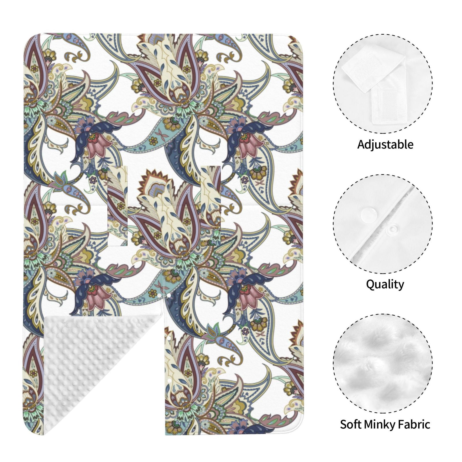 Car Seat Cover Baby - Paisley Pattern No.9022 Breathable Infant Car Seat Cover for Baby Carseat, Lightweight Comfort Baby Essentials Must Haves Newborn Stuff for Girl Boy