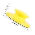 thumbnail image 2 of OULII Portable Sanding Hand Sanding Tool Circular Yellow PU 1Set for DIY Projects, 2 of 8