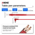 thumbnail image 4 of ANENG AN8205C Multimeter Digital Display Backlight AC/DC Detector Multifunctional Voltmeter Portable Temperature Multimetro Tester Electronic Detector Red, 4 of 9