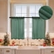 thumbnail image 1 of Cortinas MIULEE de lino transparente de 61 x 61 cm para cocina, 2 paneles, 1 of 8