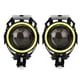 thumbnail image 2 of 2 faros LED U7 de 12 V, 30 W, 3000 lm, luz blanca, IP68, para motocicleta con interruptor., 2 of 14