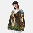 thumbnail image 3 of Lsque Happy Dog In Flower Field UPF 50+ Lightweight Sun Protection Men's Women's Long Sleeve Shirt, Hoodie Performance -XX-Large, 3 of 9