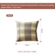 thumbnail image 2 of Dinheiro 2 fundas de almohada a cuadros para interiores y exteriores, funda de almohada cuadrada, decoración del hogar, 18.0 x 18.0 in, 2 of 5