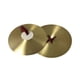 thumbnail image 4 of 2 platillos Crash para tambor, accesorios de práctica, platillos de mano tradicionales. 14 pulgadas, 4 of 9