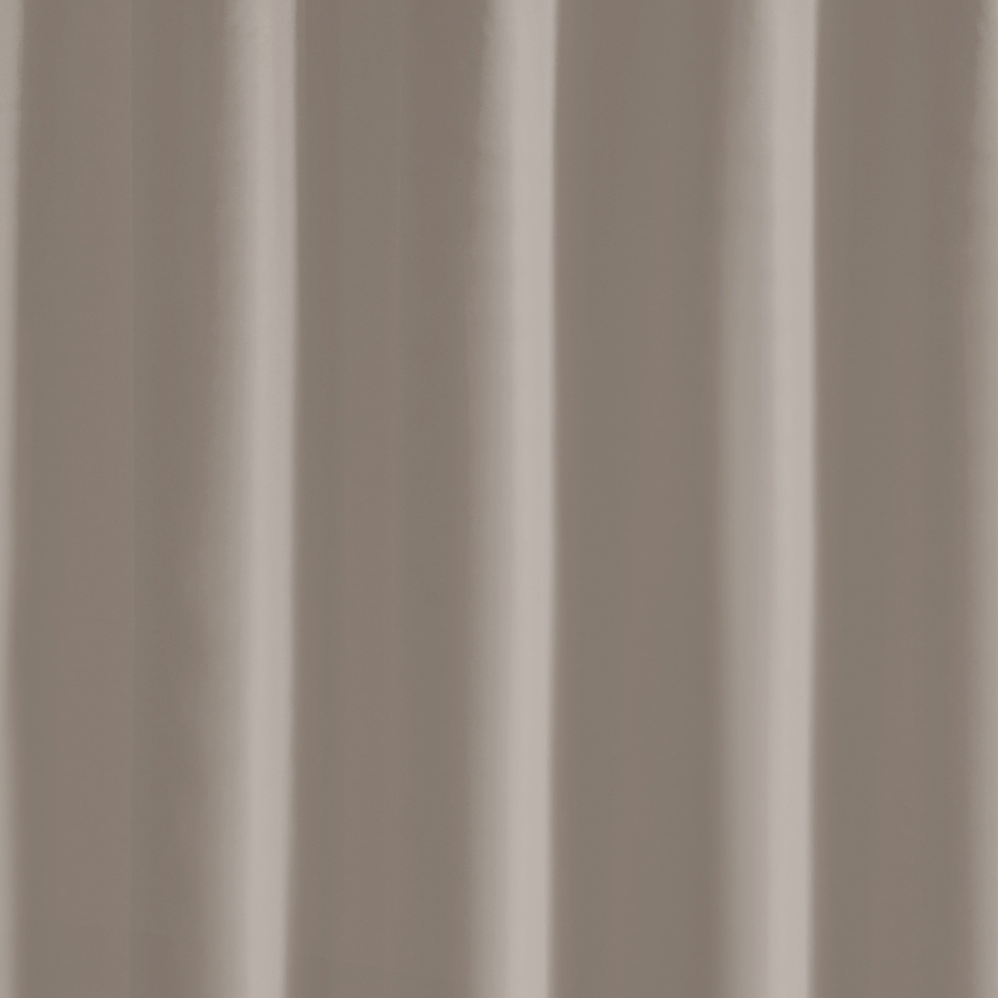 VCNY Home Hotel Style Taupe Heavy Duty PEVA Shower Liner, 72" x 72"