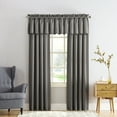 thumbnail image 4 of Sun Zero Kylee Rod Pocket Room Darkening Window Valance, 54"X18", Steel, 4 of 6