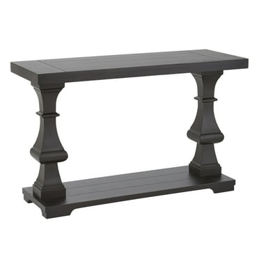 Steve Silver Dory Console Table with Plank Top, Ebony