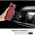 thumbnail image 3 of Phone Case for Google Pixel 7 Pro 5G Wallet Cover with Tempered Glass Screen Protector and Slim Credit Card Holder Stand Magnetic PU Leather Cell Accessories Pixel7Pro Pixel7 XL Seven 7Pro 6.7 Men Red, 3 of 13