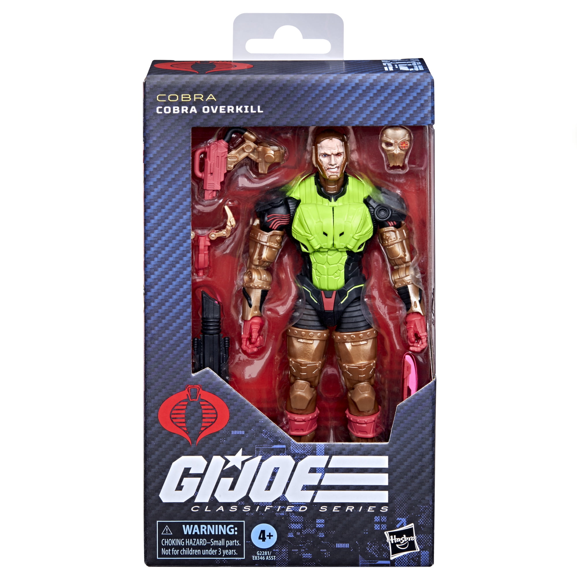 G.I. Joe Classified Series 201, Cobra Overkill, 6 Inch Action Figure