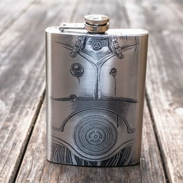 8oz Human Cyborg Relations Stainless Steel Flask 8oz Human Cyborg Relations Stainless Steel Flask