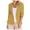 Yellow, variant on felwors Linen Blazer Women Summer Lightweight Button 3/4 Sleeve Blazers for Women Business Casual Suit Jacket with Pockets Yellow, L