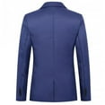 thumbnail image 4 of Ketyyh-chn99 Mens Blazers Men's Suits Mens Fall Jackets Men's Casual Blazer Suit One Button Regular Fit Sport Coat Lightweight Business Daily Blazer Blue,5XL, 4 of 4