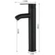 thumbnail image 5 of Cuerpo de grifo alto para tocador de baño, control de una sola manija de acero inoxidable 304 que garantiza una fácil instalación y un diseño que ahorra agua, 5 of 5