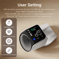 thumbnail image 5 of Alphamed No-Wrap Automatic Upper Arm Blood Pressure Monitor, Large LED Display, One-Touch Operation, 3 Users, 597 Memories, 5 of 10