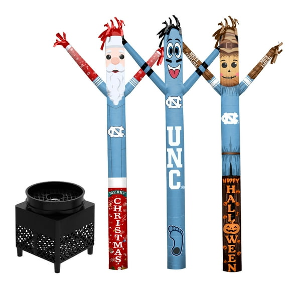 North Carolina Tar Heels Inflatable Crazy Sports Fan Bundle Set