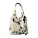 thumbnail image 1 of Bolso de viaje informal con doble asa, elegante bolso de hombro para gimnasio, verano y viajes. Blanco Negro, 1 of 9
