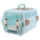 thumbnail image 2 of Jaula transportadora para gatos y mascotas, cómoda, portátil, con lados rígidos, ventilación superior incorporada, versátil, para perros, estuche de Azul, 2 of 8