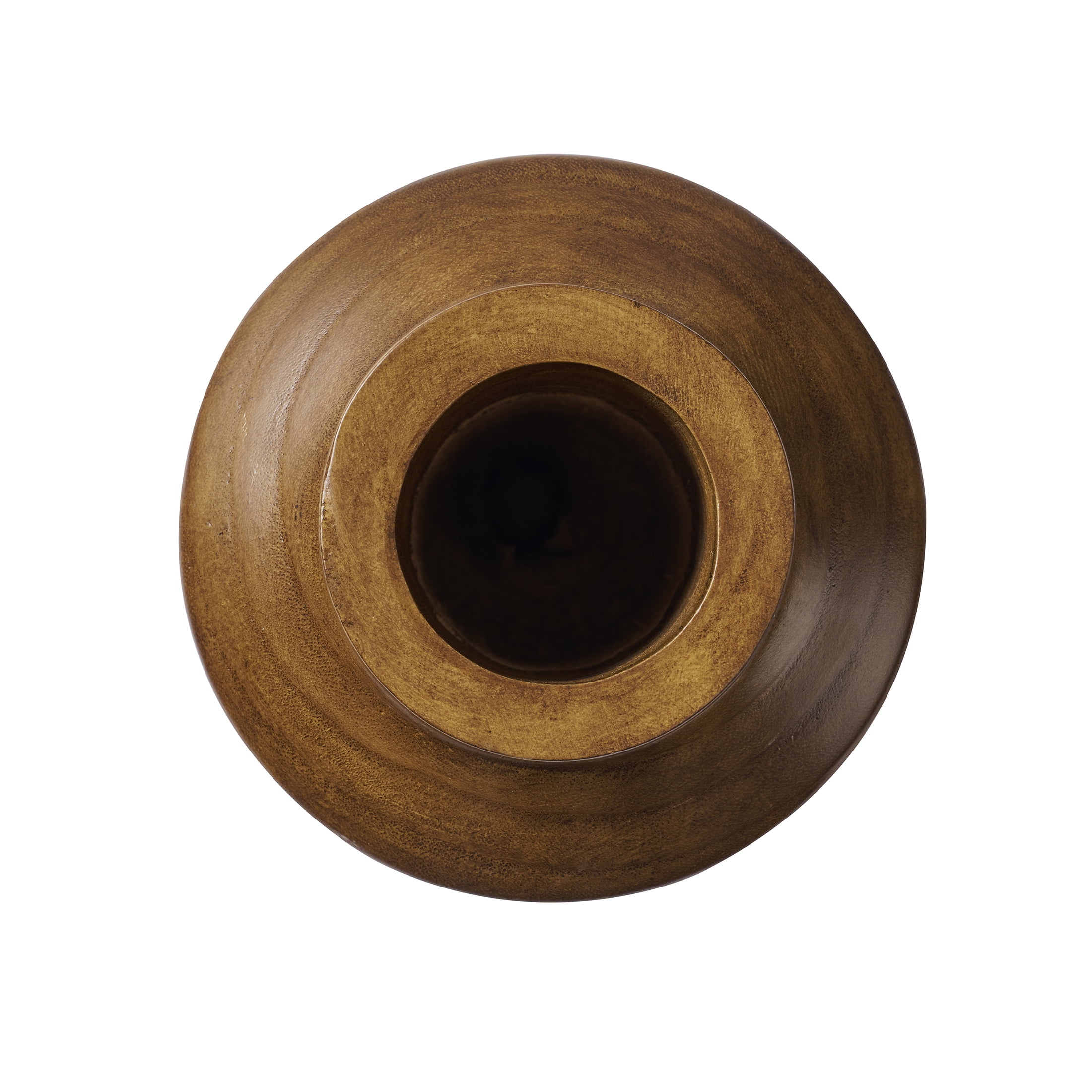 Better Homes & Gardens Natural 10" Paulownia Wood Angular Tall Vase