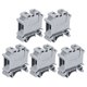 thumbnail image 1 of DIN Riel Montaje Terminal Bloques Tornillo Tipo Abrazadera Gris UK25N Paquete de 5, 1 of 5
