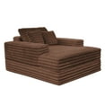thumbnail image 6 of 55 Inch Chaise Lounge, Sleeper Upholstered Sofa, Modern Oversize Chaise Couch for Living Room, 6 of 9