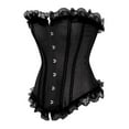 thumbnail image 2 of Ofreoo Women's Lace Patchwork Embroidery Solid Color Gothic Court Party Outside To Wear Corset, 2 of 8
