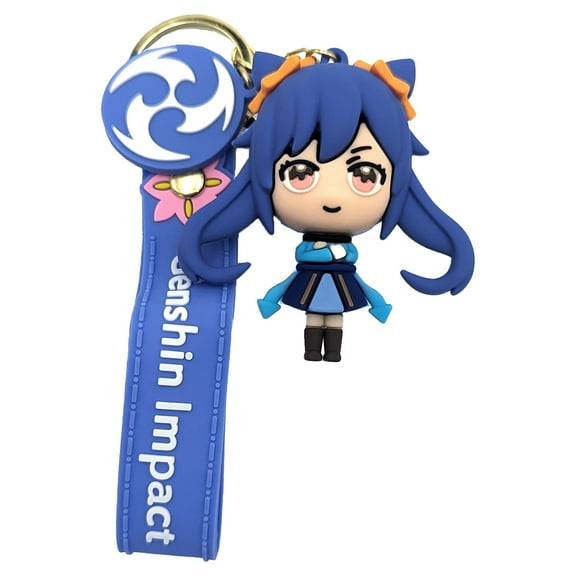 Keqing - Genshin Impact 2" Keychain 3D Figure