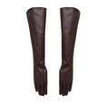 thumbnail image 2 of Farfi Gloves Full Finger Windproof Faux Leather Long Arm Gloves for Shopping, 2 of 8