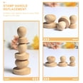 thumbnail image 2 of Khaki Synthetic Stamp Handle Replacement for Craft Use with Durable Premium Material 12 Pieces, 2 of 9