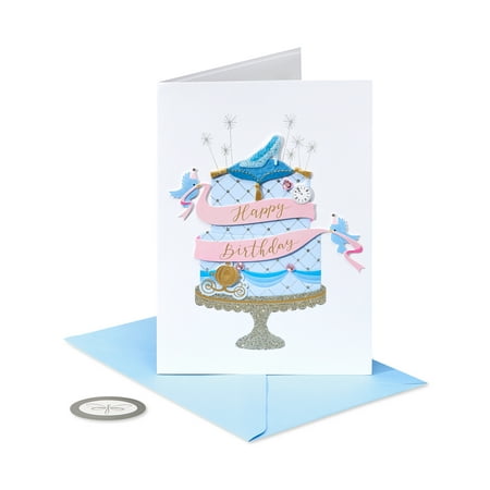 Papersong Premium Disney's Cinderella Birthday Card (Princess Treatment)