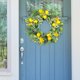 thumbnail image 1 of Spring Summer Fruit Wreath Artificial Lemon Wreath Round Home Decor 1772 pulgadas para el festival de fiesta de porche interno de porche al aire libre, 1 of 8