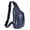 Navy, variant on Small Crossbody Leather Sling Bag with Adjustable Strap - Travel Small Daypack
