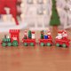 thumbnail image 3 of Little Wood Feliz Navidad Decoración de trenes Camión agrícola Juguete Festival Adorno de mesa Regalo de año nuevo para niños Niñas Adultos Rojo sidaley HA009087-01B, 3 of 6