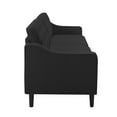 thumbnail image 5 of Resenkos 77" Upholstered Sofa Couch with Wood Leg, Square Arms and Tufted Back for Living Room, Bedroom, Apartment, Grey, 5 of 7
