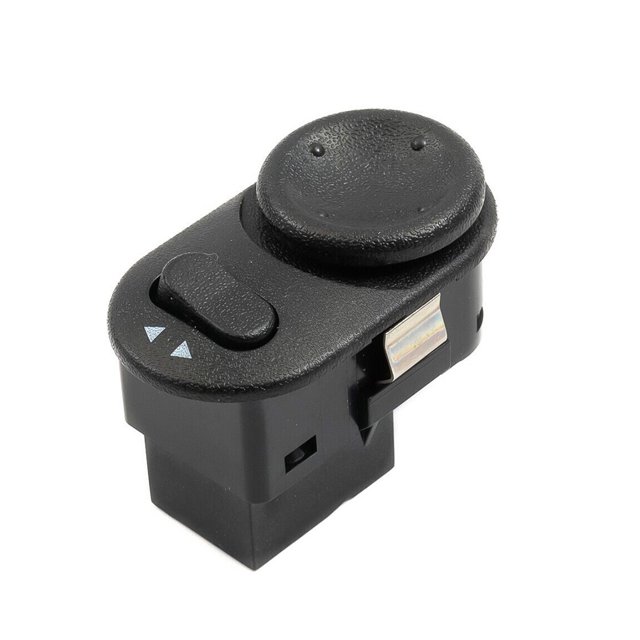 Kenally Interruptor de espejo retrovisor, perilla de Control de ajuste, puerta lateral ligera, accesorios de coche, botón de ajuste de Vehículos, repuestos y accesorios Mis
