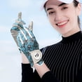 thumbnail image 6 of FINGER TEN Golf Gloves Women Left Right Hand Leather with Ball Marker Value Pack, Colored Glove for Ladies Right Left Handed Golfer All Weather Grip, 6 of 7