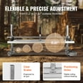 thumbnail image 3 of VEVOR Chainsaw Mill, Portable Sawmill 14"-36" Guide Bar, Galvanized Steel Chainsaw Planking Mill with 0.2"-11.81" Cutting Thickness, Wood Lumber Cross Cutting Saw Mill, 3 of 8