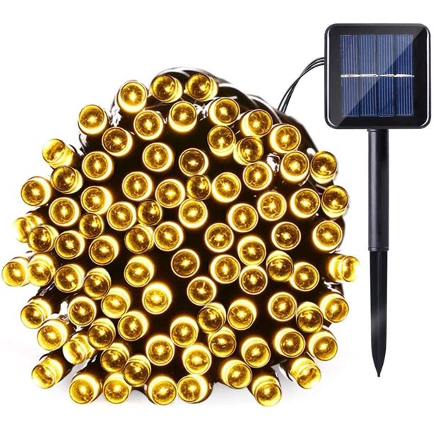 Solar Christmas Lights LED Solar Lights,39ft 100 LED Outdoor Waterproof