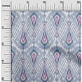 thumbnail image 1 of oneOone Viscose Jersey Fabric Big Motif Ikat Fabric Prints By Yard 60 Inch Wide, 1 of 5