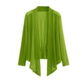 thumbnail image 2 of Green Cardigan for Women's Long Sleeve Ice Silk Knit Skirt V Neck Cardigan Womens Fall Fashion 2024, 2 of 5