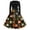 #01Green, variant on Long Sleeve Dresses for Women Fall Crew Neck Party Hem Dress Casual Vintage Halloween Stacked Jack O Lantern Printed Swing Dress Brown M