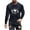 Navy, variant on ZUKMRJPC Men's Halloween Long Sleeve Shirt Casual Fashion Printed Crewneck Solid Color T-Shirts Fall Workout Athletic Tops