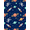 Navy Blue Multi, Pattern 2, variant on ODIKA Universe Map With Orbiting Planets And Star Cluster Galaxy System Refined Stain Resistant Thin Throw for Entryway, Kitchen, Laundry Room