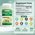 thumbnail image 2 of Best Naturals Green Tea Extract 500 mg 250 Capsules | Weight Loss Supplement, 2 of 8