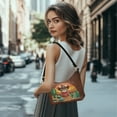 thumbnail image 2 of Kuiaobaty Cowboy Cat Print Shoulder Purse for Women, Cactus Print Vegan Leather Underarm Sling Bag, Trendy Durable Hobo Purse with Zipper Closure for Travel, Brown, 2 of 7