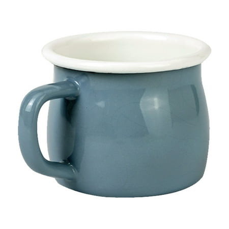 

Enamel Water Mug Retro Drinking Cup Household Simple Coffee Mug Milk Cup