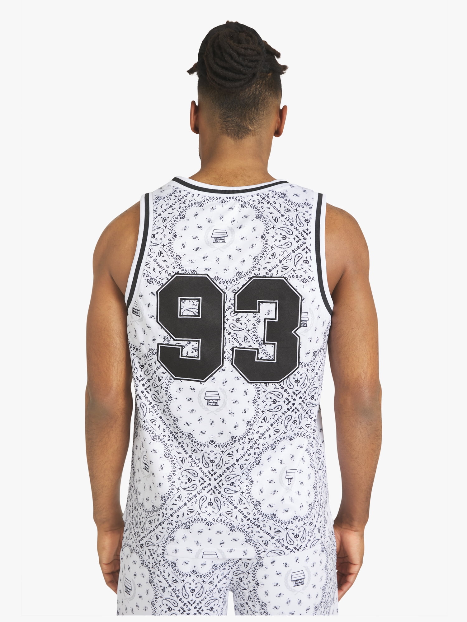 Dogg Supply by Snoop Dogg Big Men's Bandana Print Mesh Tank, Sizes 4XL - 5XL